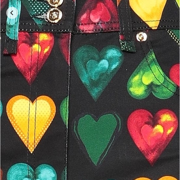 PRE-OWNED - Versace Printed Cotton Denim Jeans - Size 28 IT - 6 US - Picture 11 of 11